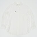 新品訳あり Y's for men Yohji Yamamoto リネンシャツ 【サイズ:2】 ホワイト 定価56100円 ワイズフォーメン ヨウジヤマモト メ...