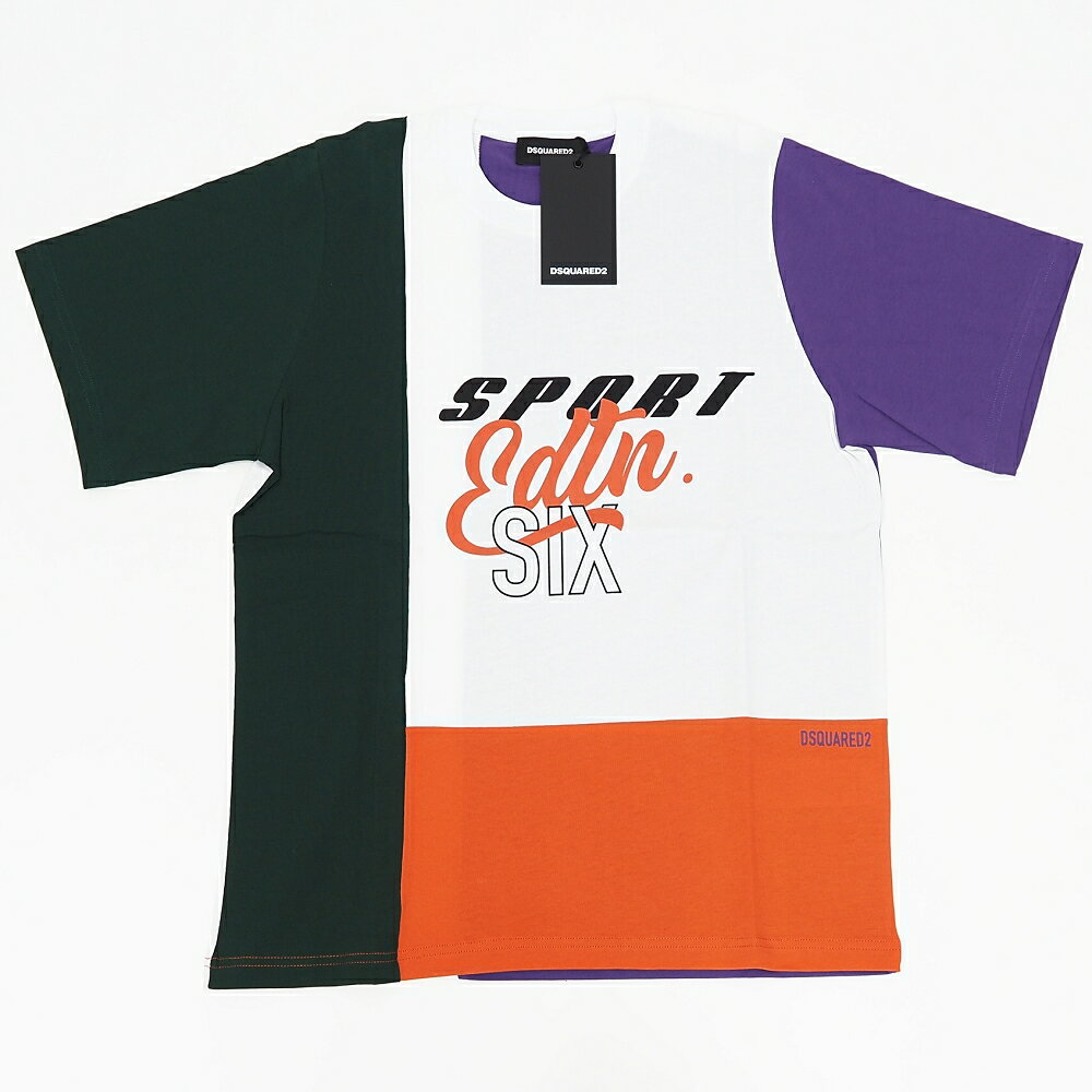 新品 DSQUARED2 キッズ Tシャツ 【サイズ：14Y】 マルチ 定価23100円 ディースクエアード 子供服 男の..