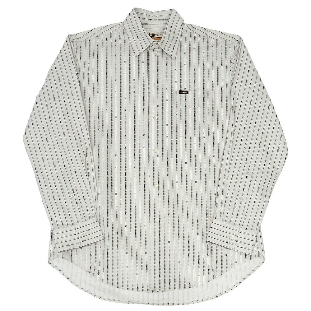 Rakuten - 新品 PHIPPS RUSTIC COTTON CLASSIC SHIRT ワークシャツ 【サイズ：L】 ホワイト 定価58300円 ポルトガル製 フィップス メンズ 5F5/E07294/LAY24/HM/RR/SYM