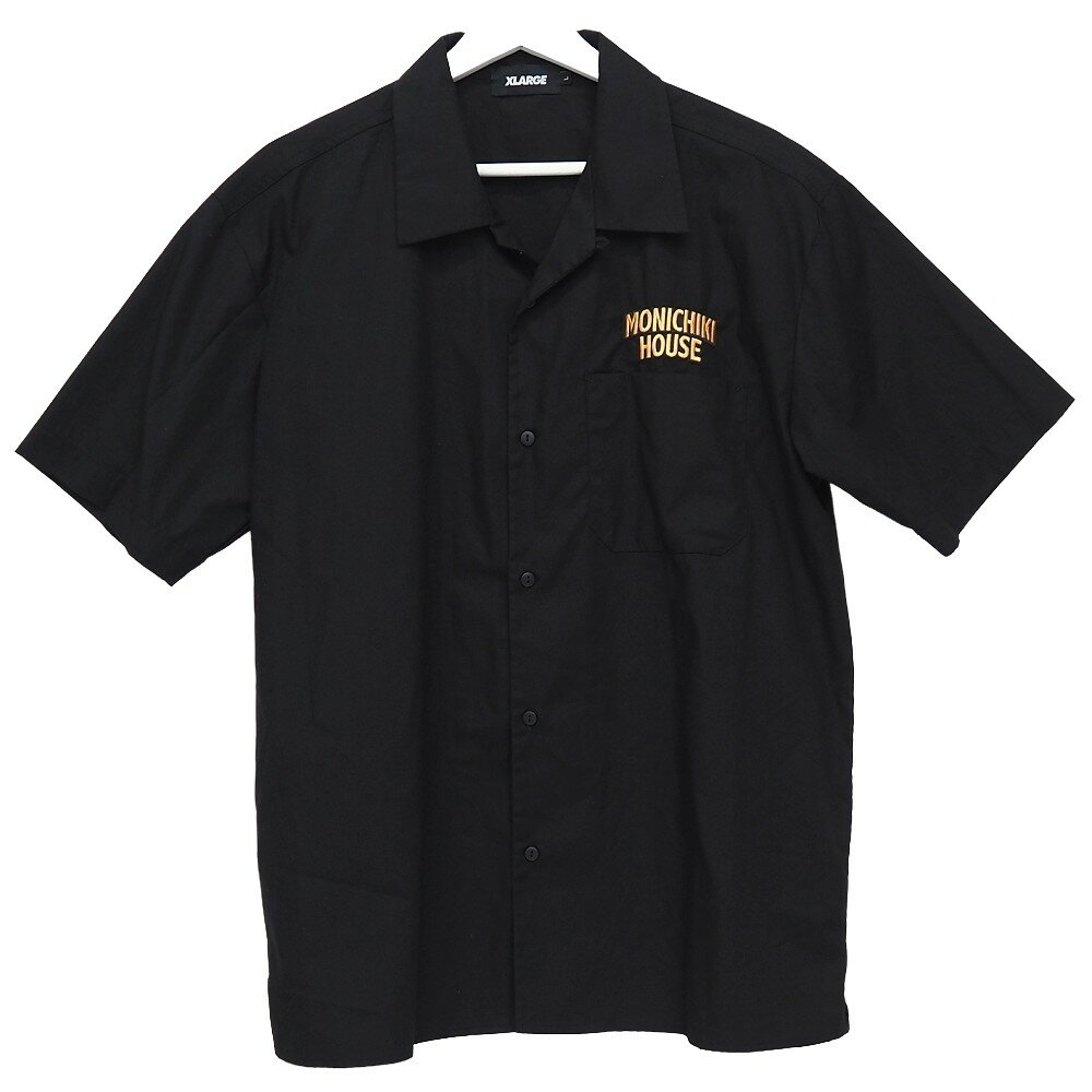乐天商城 - 美品 XLARGE モニチキ S/S シャツ 【サイズ：L】 ブラック エックスラージ メンズ 5F6/F0723S/LUN06/HM/RR/