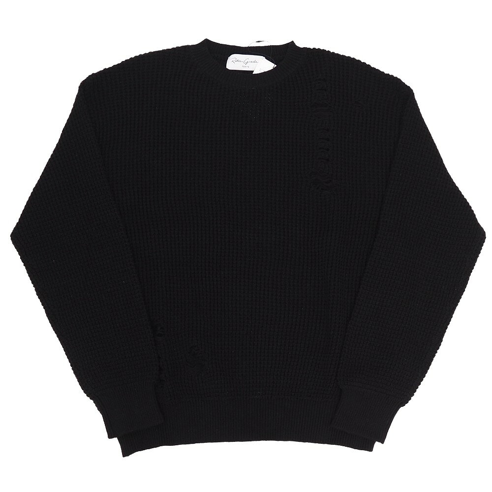 商品説明色 ブラック サイズ 表記：XL 着丈(襟の付け根から)：65cm 身幅(脇下の位置で)：56cm 肩幅：55cm 袖丈(肩の縫目から)：61cm 素材 コットン100% 生産国 中国 コメント 絶妙なクラッシュ加工が施されている1着です。 状態説明 新品タグ付きです。元からのクラッシュ加工が施されております。