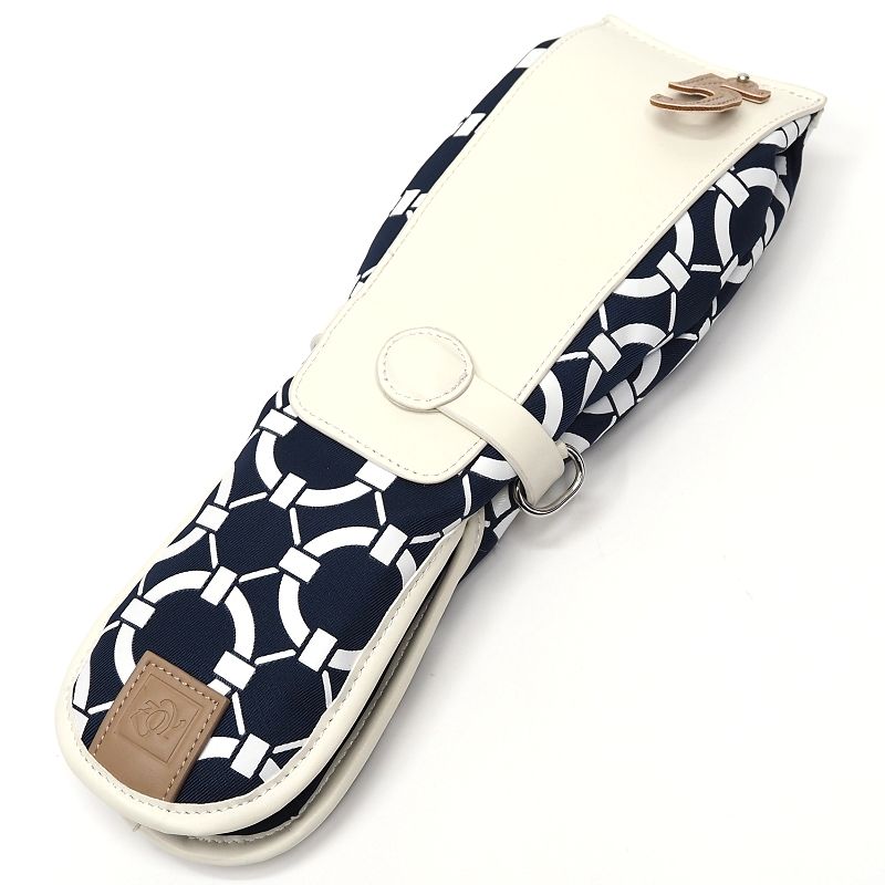 未使用品訳あり 25SS ZOY フェアウェイウッド用 ヘッドカバー ネイビー/ホワイト ゴルフ用品 ゾーイ メンズ レディース 5MLA2/L06299/KEC22/LP/RR