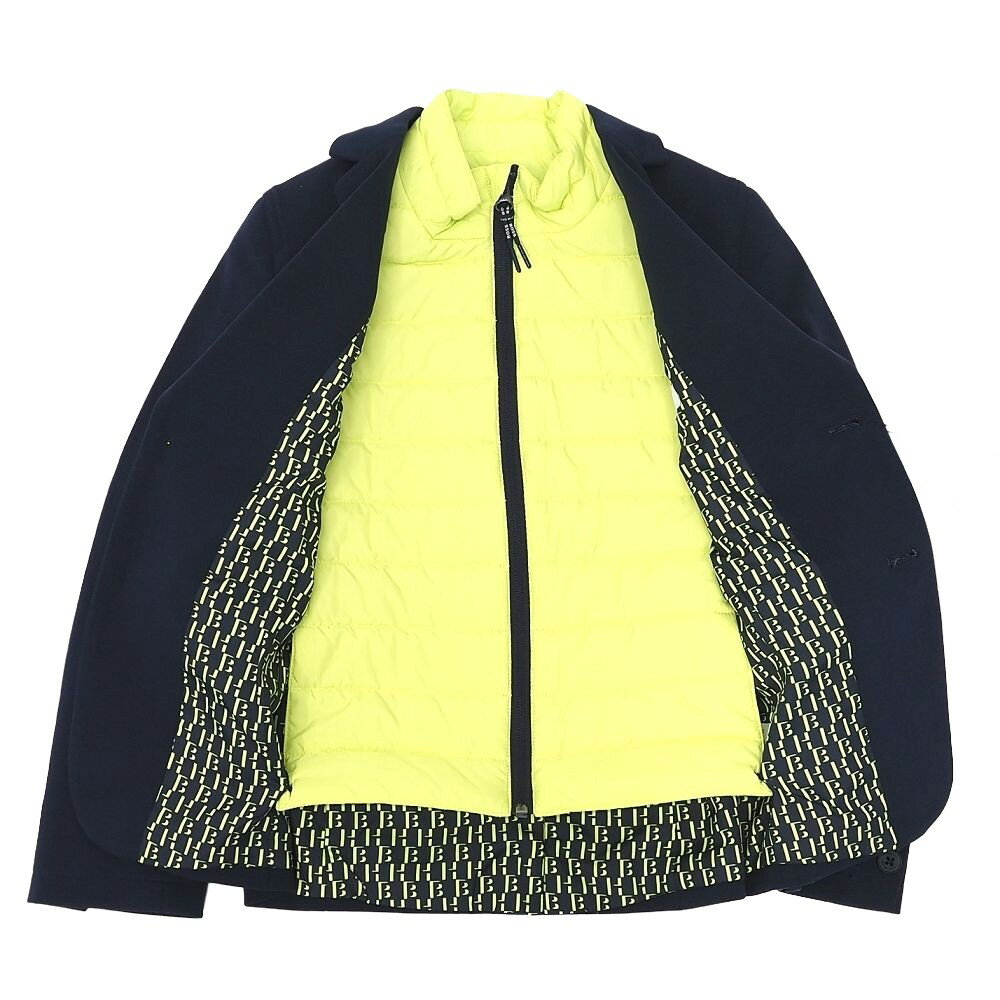 新品 HUGO BOSS キッズ ジャケット 【サイズ：8-126】 ネイビー REGULAR FIT 2WAY ヒューゴボス 子供服 5WHA/L0671S/LAN22/HM/RR/SYM