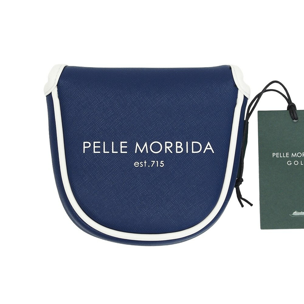 新品 PELLE MORBIDA GOLF パターケース（マレットタイプ） ブルー PMO-PG010 日本製 マグネット式 ゴルフ ペッレモルビダ メンズ 5MLA2/B07534/LAR05/HM/RR/