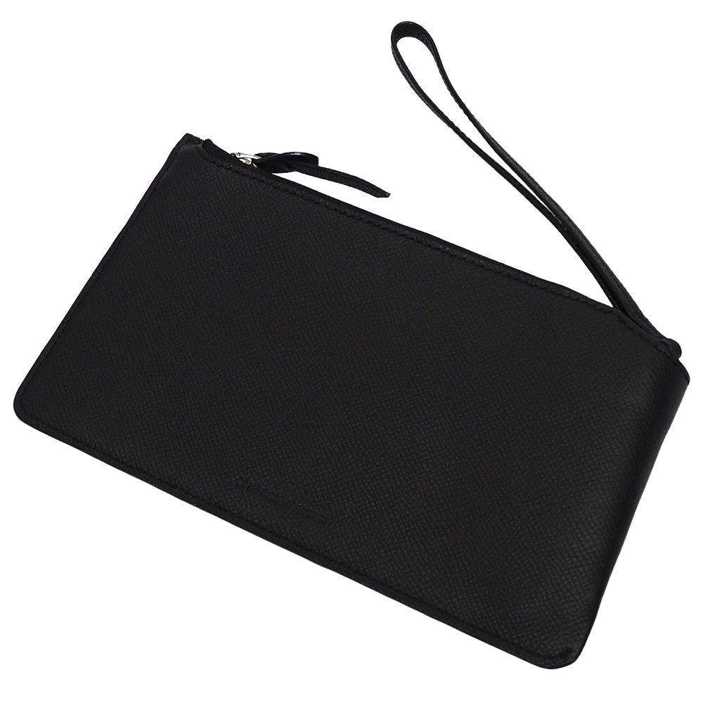 Rakuten - 新品 ED ROBERT JUDSON ZIP CASE M レザーポーチ ブラック 定価28600円 財布 エドロバートジャドソン メンズ 5CH/D07117/LRP10/