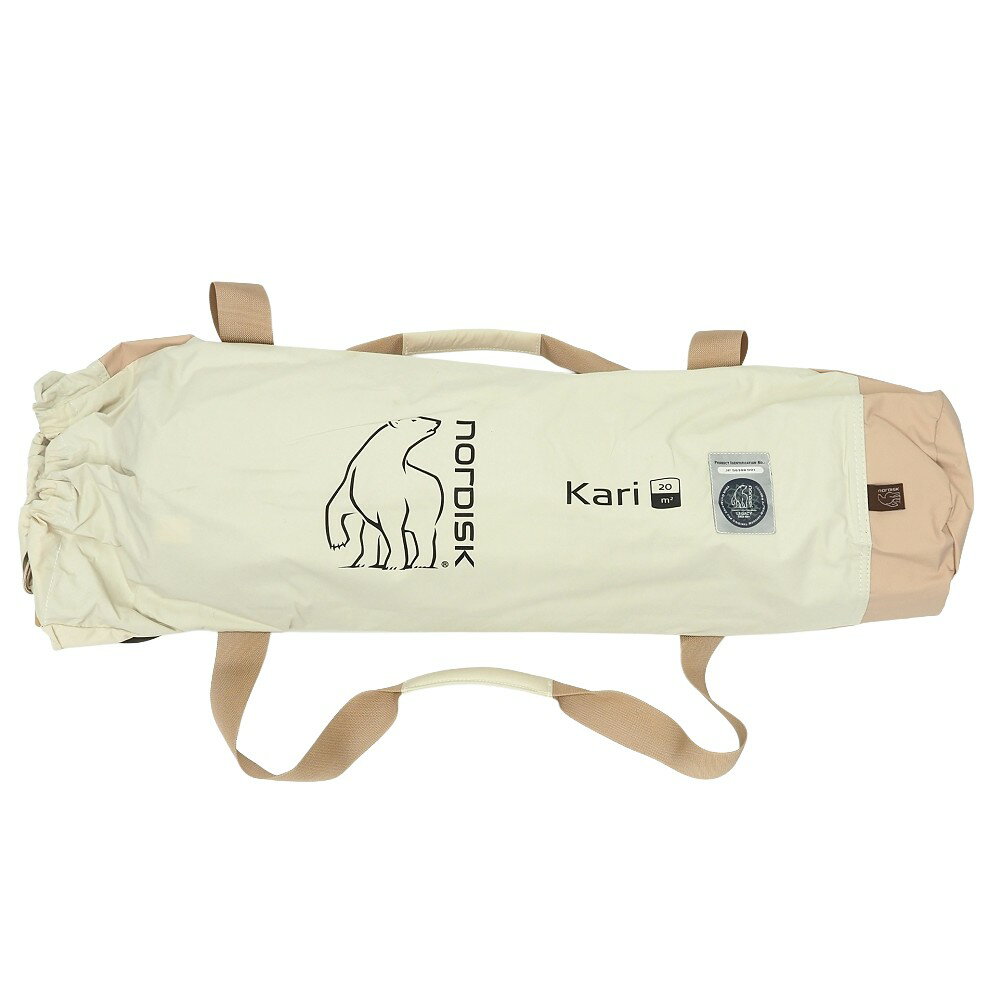 未使用品 NORDISK KARI 20 TECHNICAL COTTON TARP タープ 【サイズ：400cm×500cm】 NATURAL 定価77000円 242043 キャンプ アウトドア ノルディスク 5L/E07268/LUN08/HM/RR/SYM