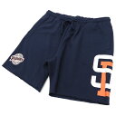 超美品 24SS Mitchell&Ness サンディエゴパドレス スウェット ショートパンツ 【サイズ:L】 ネイビー 紺 MLB ミッチェルアンドネス メンズ 5F24/D0505SE3/JYLU01/HM/SYM(4)