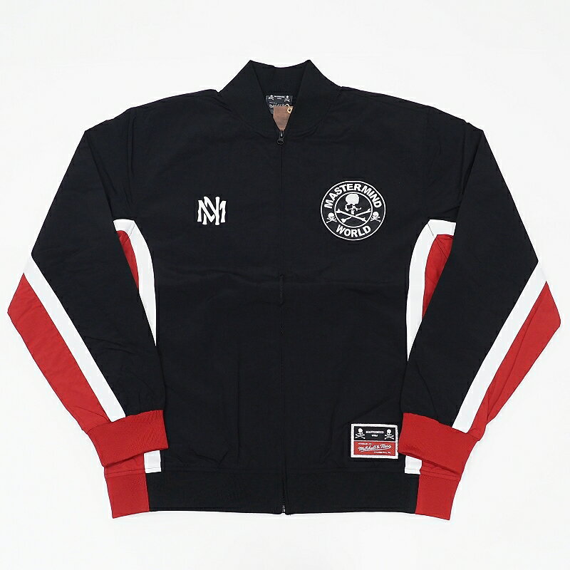 Rakuten - 新品 24FW Mitchell&Ness × MASTERMIND WORLD WARM UP JACKET ジャケット 【サイズ：M】 ブラック/レッド ZF11380 シカゴブルズ ミッチェルアンドネス マスターマインド メンズ 5MLD2/C06241/KAY19/HM/