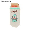 後ろハンギョドン ラインクルーソックス 23-25cm レディース 靴下 サンリオ HANGYODON 福助 fk-360-24c1-630