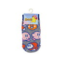 【キッズ13-19cm】カービィ ドット絵柄 グレー ソックス 13-19cm スニーカー丈 子供用 星のカービィ 福助 靴下 fk-185-15l3-950