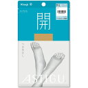 ASTIGU 【開】オープントウ パンティスストッキング (全3色)(M-L・L-LL) オールスルー ベージュ レディース アスティーグ アツギ シアータイツ AP9013