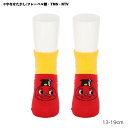 【キッズ13-19cm】SLマン アンクル丈ソックス 赤 13-19cm 子供用 靴下 それいけ!アンパンマン 福助 fk-187-23q4-100