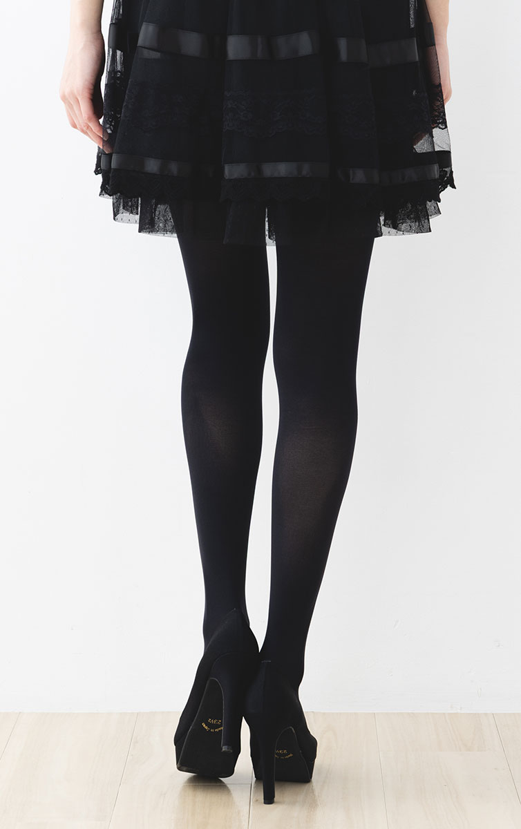 【2足組】SABRINA 50デニール タイツ 綺麗な透け感 M-L・L-LL 黒 グンゼ サブリナ ...