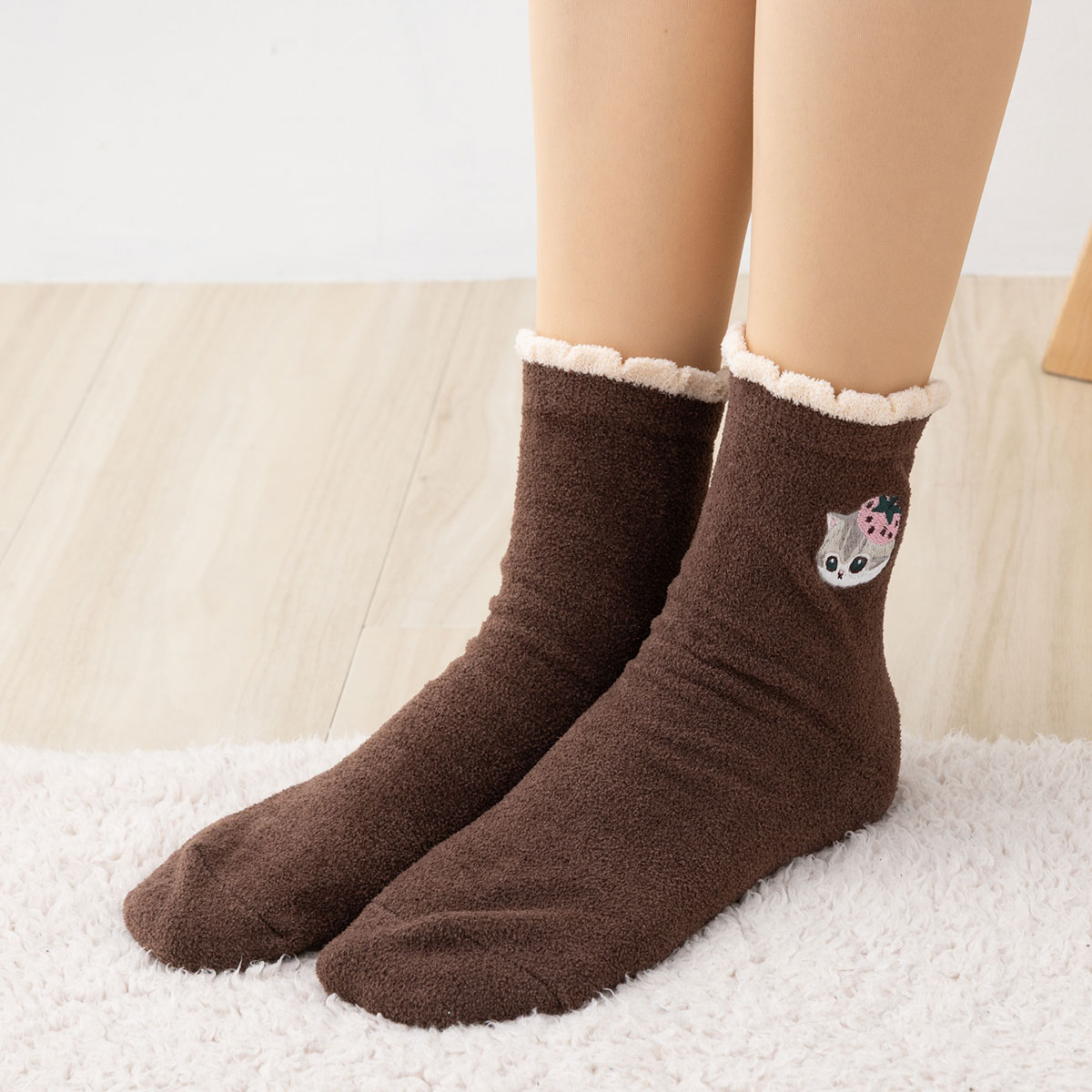 mofusand ���ɽ� �٥������롼���å��� �֥饦�� 23-25cm ��ǥ����� ���� ��ե���� �����å��� wi-msl453001