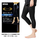 (送料無料) RIZAP 着圧レギンス 7分丈 サマータイプ はいて歩いてカロリー消費 ブラック 黒 (M-L・L-LL) 日本製 グンゼ ライザップ gz-r...