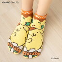 ポムポムプリン レトロステージ柄 22-24cm スニーカー丈ソックス レディース 靴下 サンリオ jp-jgs0670