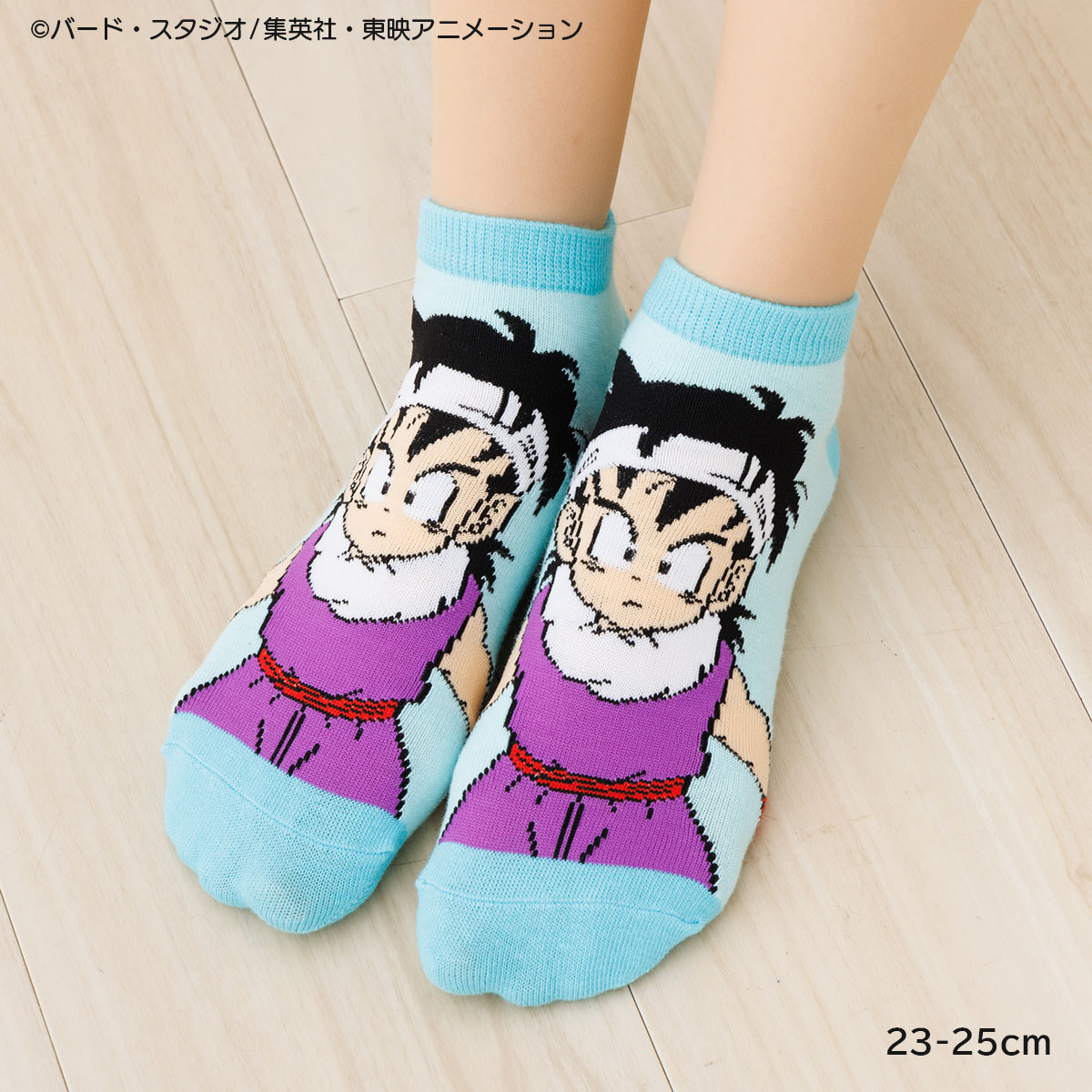 Rakuten - ドラゴンボール 孫悟飯 水色 スニーカー丈ソックス 23-25cm レディース 靴下 sp-te2019j D1PK