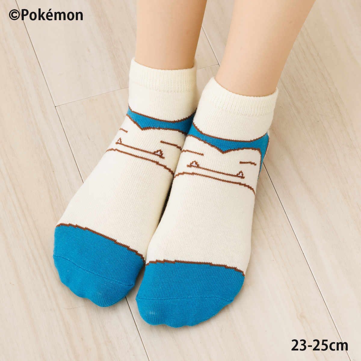 樂天商城 - ポケットモンスター カビゴン クリーム色 スニーカー丈ソックス 23-25cm レディース 靴下 ポケモン sp-pm1308j