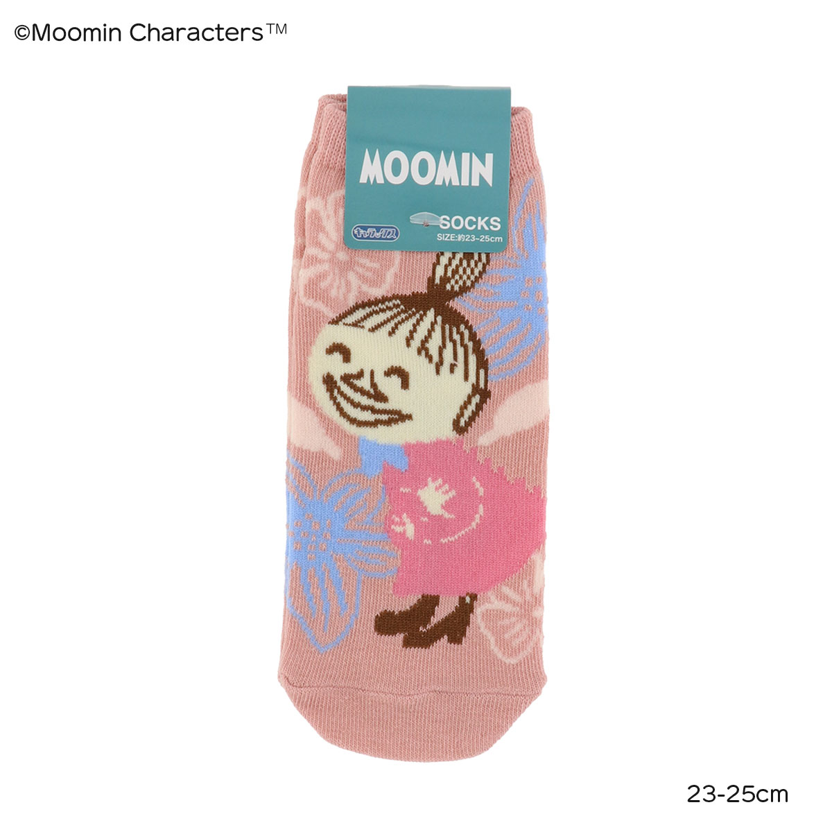 Rakuten - リトルミイ 花 ピンク スニーカー丈ソックス 23-25cm レディース 靴下 ムーミン MOOMIN スモールプラネット sp-mm3123j
