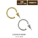 【LOSE FORD 公式】 ピアス 片耳用 ハワイアンジュエリー フープ サージカルステンレス メンズピアス メンズ レディース シルバー ゴールド 金 銀 ...