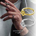 【LOSE FORD 公式】 316L ノットリング 指輪 KNOTリング 結び目 結び ノット リング ねじり アクセサリー ギフト プレゼント メンズ 父の...
