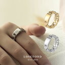 【LOSE FORD 公式】 316L IDリング メンズアクセサリー 印台 つけっぱなし 重ね付け ゴールド シルバー レディース アクセサリー ペア ペアリ...