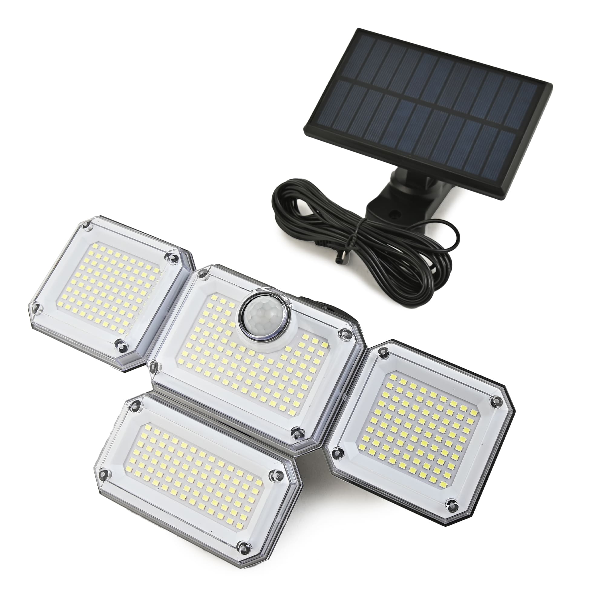【クーポンで最大2000円OFF】 ソーラーライト 屋外 330LED センサーライト モーションディテクタ 超高輝度 屋外照明 防犯ライト 防水 屋外ウォールライト 太陽光発電 人感センサー自動点灯 ガーデンライト 5Mケーブル 駐車場 玄関 廊下 軒先 庭先