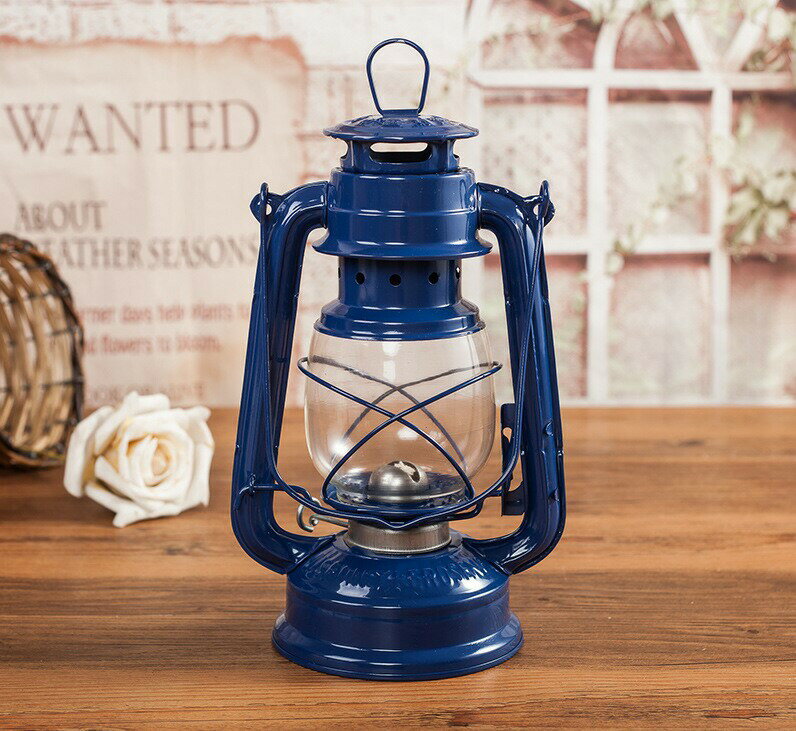 Lanterns - 【クーポンで最大2000円OFF】 オイル式ランタン ブルーランタン キャンプ 防災用 ライト 照明 屋外 ガーデンライト 置き型 おしゃれ 燃料式