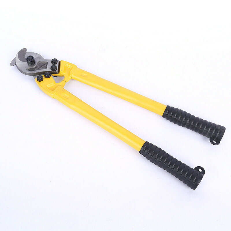  ケーブルカッター 450m 18寸 最大開口3cm 銅線専用 DIY 切断器具 整備 配線 工事 ワイヤーカッター 業務用 切断 電気工事 切断工具 繊維ロープ ケーブル切断 大型ハンドル ハンディカッター 両刃式 電線カッター