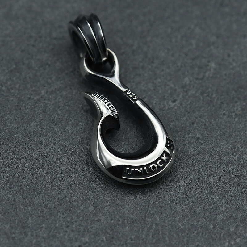 日本製 HOOKZ FAT-35 釣り針ネックレス シルバーアクセサリーブランドJAPAN フィッシュフック シルバーネックレス メンズ レディース 海ハワイアンジュエリー/釣り人 プレゼント ギフトにもおすすめ シルバー925