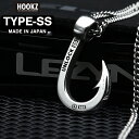 日本製 HOOKZ 釣り針ネックレス TYPE-SS/シルバー925 フィッシュフック シルバーネックレス メンズ レディース ハワイアンジュエリー/釣り人 へ...
