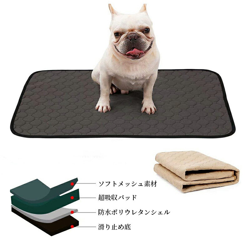 ＼4h限定クーポンで更に20％OFF！／[ ペットシート ][ Mサイズ ] 滑り止めマット 犬用 マット 洗える 再利用可 マットレス 洗えるシーツ トイレトレーニング ワイド 厚い 吸水 大きめ エコ 2カラー トイトレ シート クッション ペットショップ