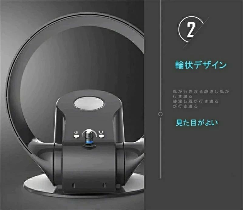 商品盛りだくさん楽天市場店の熱中症対策 除湿 タイマー 省エネ 送料無料 扇風機 卓上 リモコン付き 壁掛け扇風機 壁掛け扇風機 首振り 羽なし扇風機 羽根なし扇風機 羽なし リモコン 壁掛け扇風機リモコン付き 壁掛け扇風機 壁掛け サーキュレーター｜アングル3