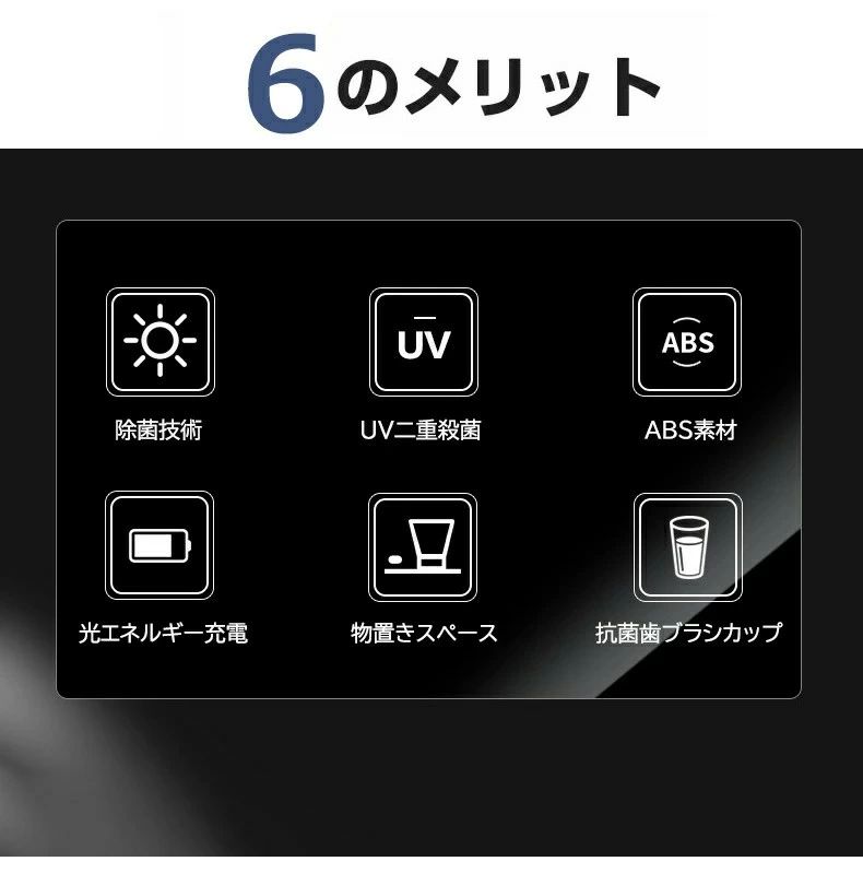 歯ブラシ 除菌 充電式 歯ブラシ除菌ホルダー 壁掛け用 壁掛け式 歯ブラシ除菌キャ...