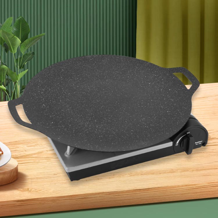 BBQ フライパン キッチン 丸型 ソロ グリドル IH対応 34cm グリドル グリル バーベ...