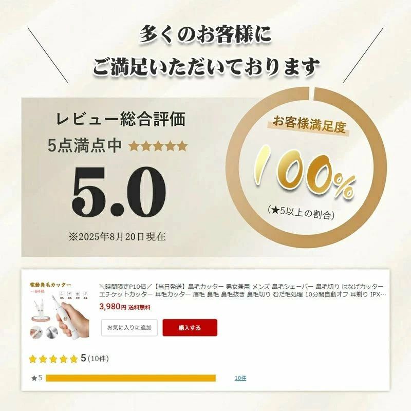 【鼻毛・耳毛・眉毛を手軽にケア】鼻毛カッター 男女兼用 メンズ 鼻毛シェーバー ...