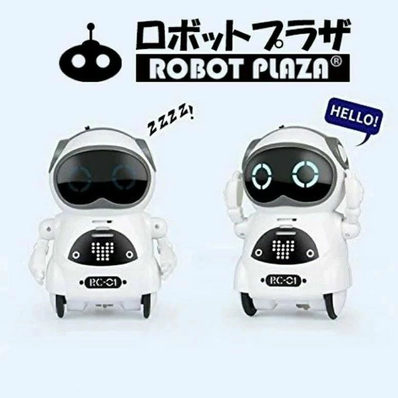 英語 しゃべる ポケット ロボット おもちゃ 3色選べる ダンス 歌う 音楽 知育玩具 ...