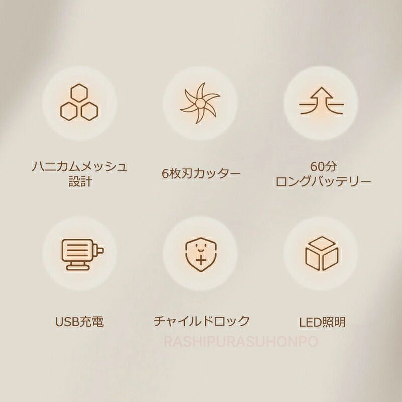 商品盛りだくさん楽天市場店の2025年新登場 充電式 毛玉取り 6枚刃 毛玉取り器 LED照明付き ハンドル180°調節可能 毛玉取り機 電動 毛玉クリーナー 安全装置 USB充電式 持ち運び ソックス毛玉取り｜アングル3