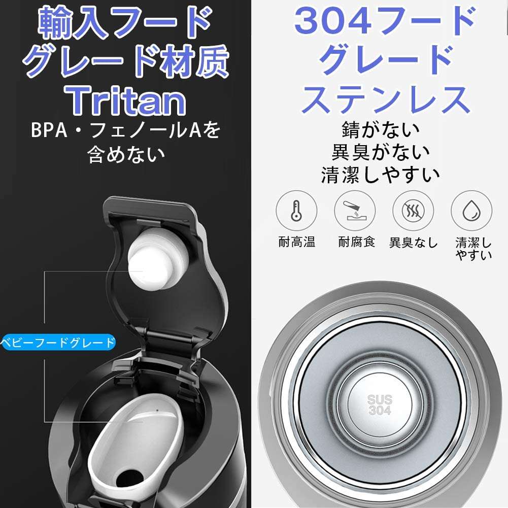 車載電気ケトル 40℃〜100℃ 450ml大容量 カー用 トラック用DC12V 24V 加熱 保温 湯...