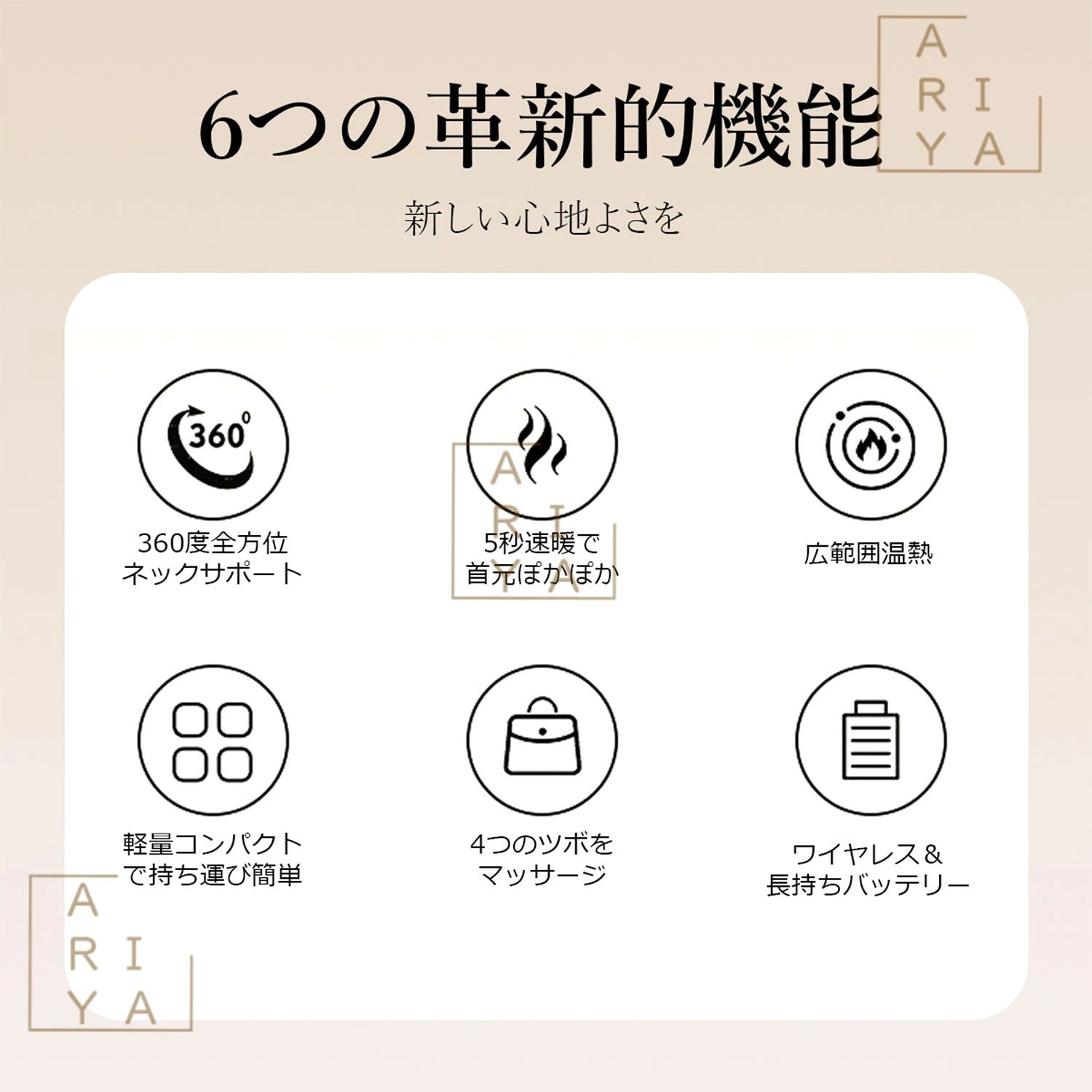 商品盛りだくさん楽天市場店のネックピロー 温熱 振動 首枕 ネックマッサージャー 首 肩 首元 ネックサポーター コードレス USB充電式 低反発 メモリーフォーム 360度サポート 軽量 持ち運び 旅行 出張 オフィス 在宅ワーク リラックス プレゼント ギフト｜アングル3