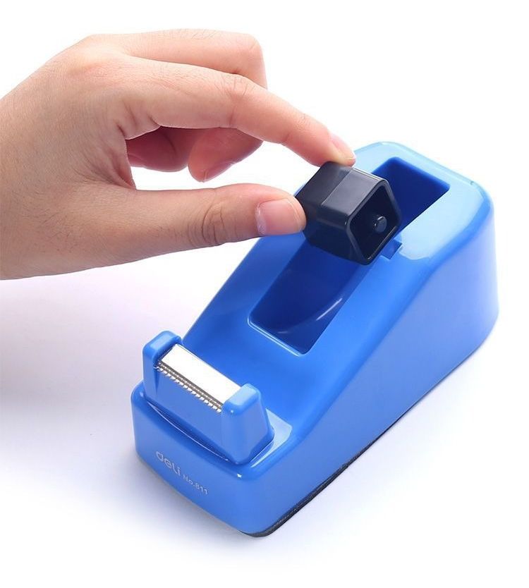 テープカッター テープホルダー 18mm 文房具 ミニ 小型 卓上 セロハンテープ 滑り...
