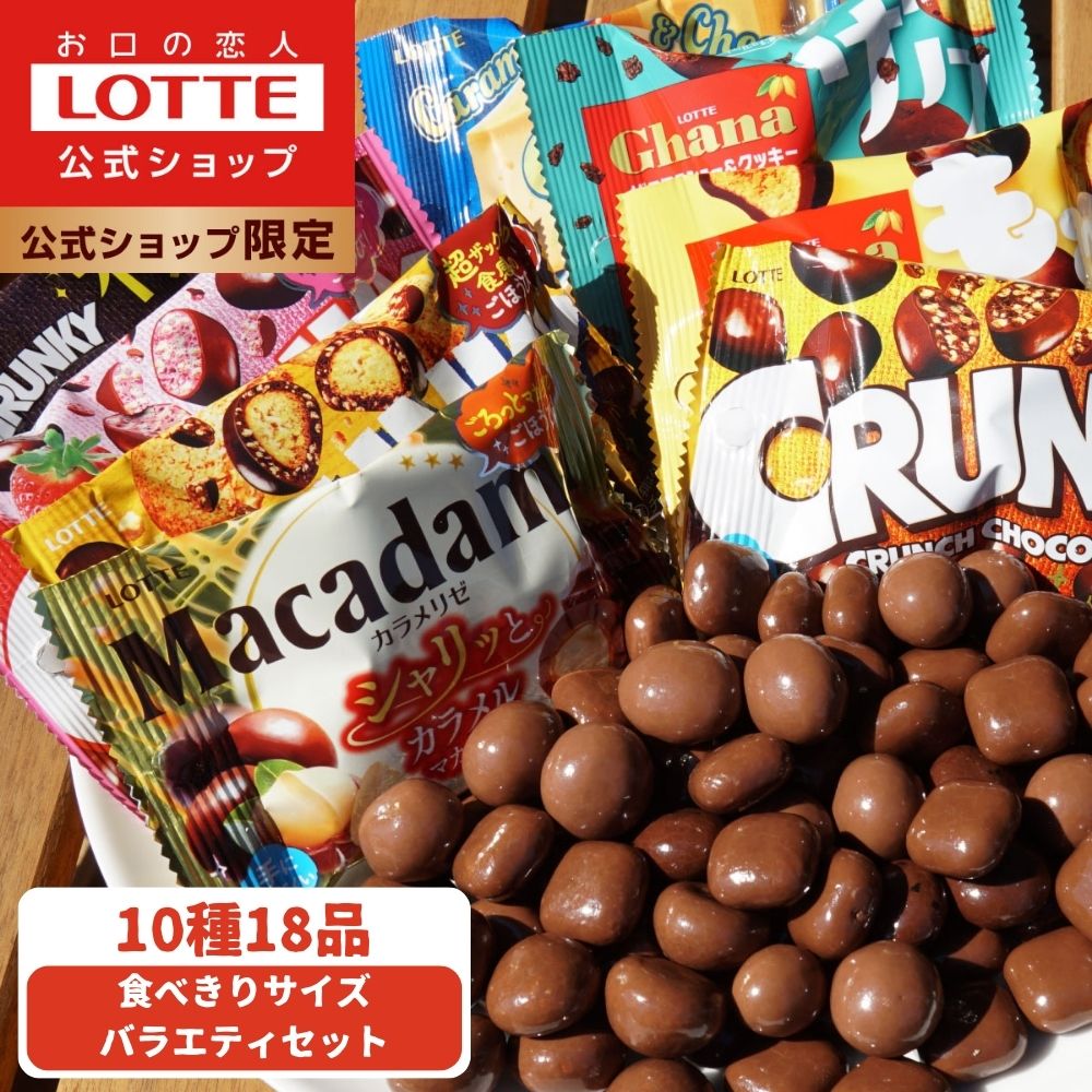 【お得なクーポン発行中！】【ロッテ公式】食べきりサイズチョコ