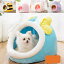 柔らかい ネコ ドーム型 ペットベッド 安眠 ペットハウス ピンク 10kg以内 イエロー 大型犬 ブルー