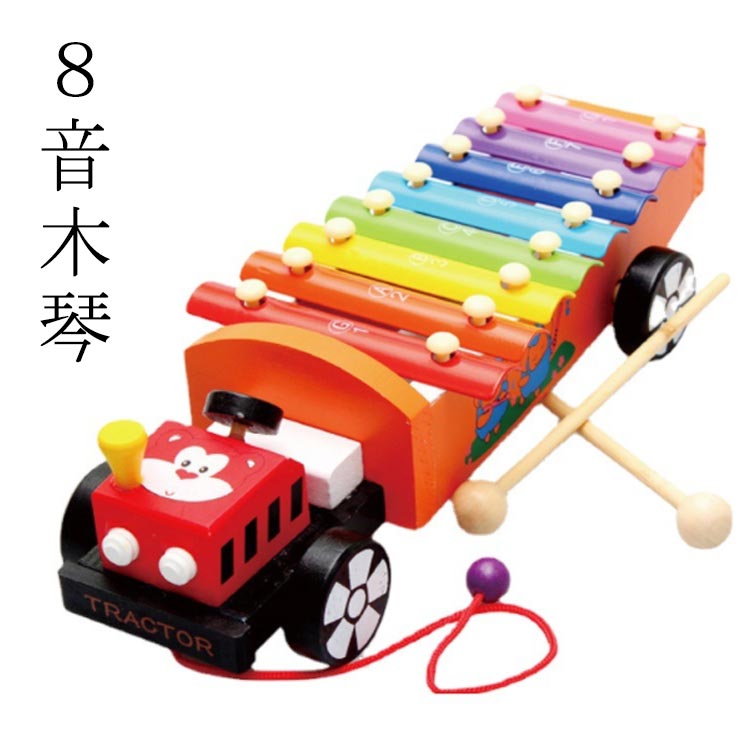 シロフォン 鉄琴 木のおもちゃ 木製玩具 楽器 車 おもちゃ 木琴 楽器 おもちゃ 木製玩具