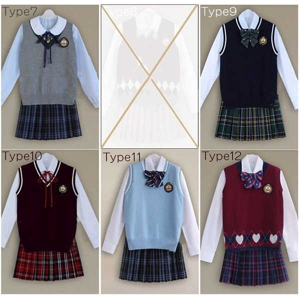 制服 制服 学生服 卒業式 スーツ 女子高生制服 学生服制服 コスプレ 衣装 セーラー服 上下セット コス カーディガン/ニットベスト スクールスカート