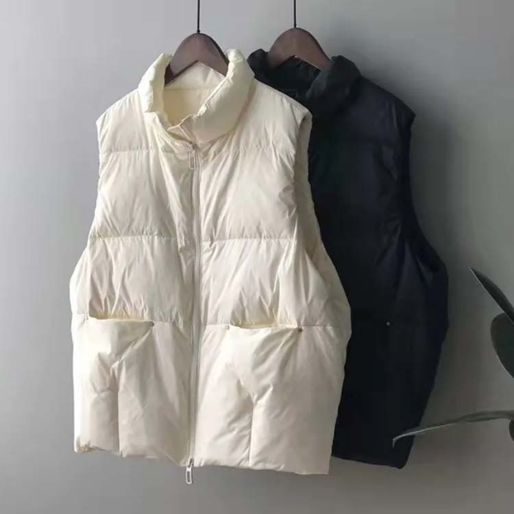 ダウンベスト レディース ダウン ベスト キャンプ 登山 散歩 ダウンベスト レディース アウター ジャケット ベスト ダウン50％ 上着 羽織り ハイネック 軽い 軽量 秋 ダウンベスト 送料無料 lotus-sound-10038556 ロータスサウンド サンプル画像2