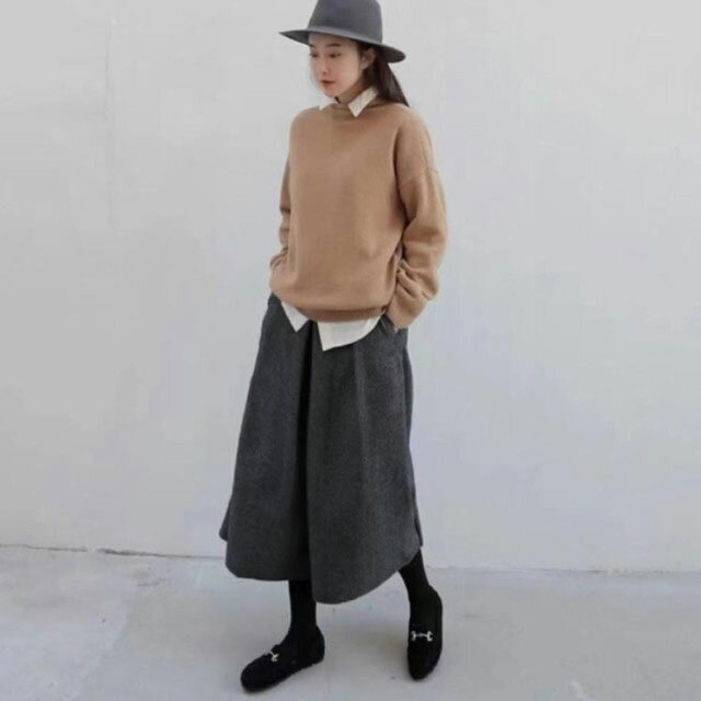パンツ レディース ガウチョパンツ ガウチョ ワイドパンツ 大きいサイズ スカーチ...