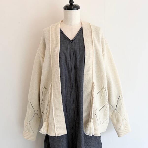 希少 KAPITAL KOUNTRY キャピタル コットンニットカーディガン Kapital 5G Wool Bone Short Cardigan | Sax | Canoe Club