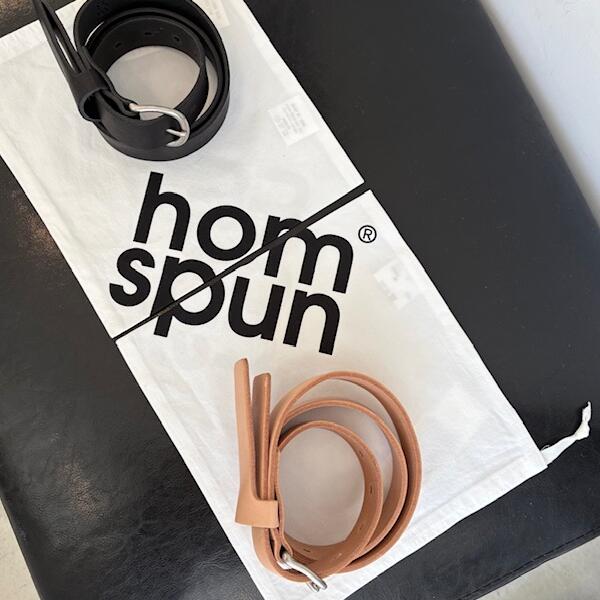 homspun【ホームスパン】レザーベルト【送料無料】【男女兼用】【ユニセックス】