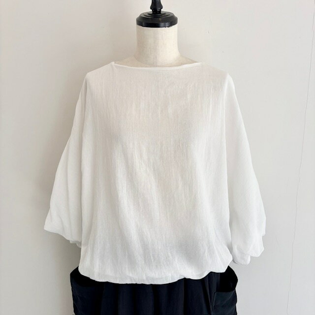 fruits of life コットン プルオーバー 22SS120 サイズ2 ブラウス シャツ ホワイト レディース フルーツオブライフ【中古】6-0308M∞ fruits of life コットン プルオーバー 22SS120 サイズ2 ブラウス